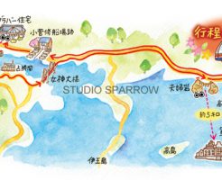 長崎世界遺産イラストマップ